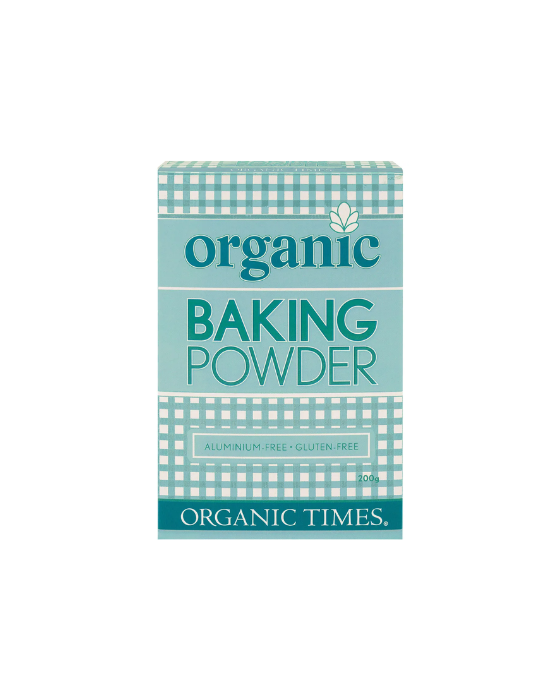 
                  
                    ORGANIC TIMES Baking Powder 200g
                  
                