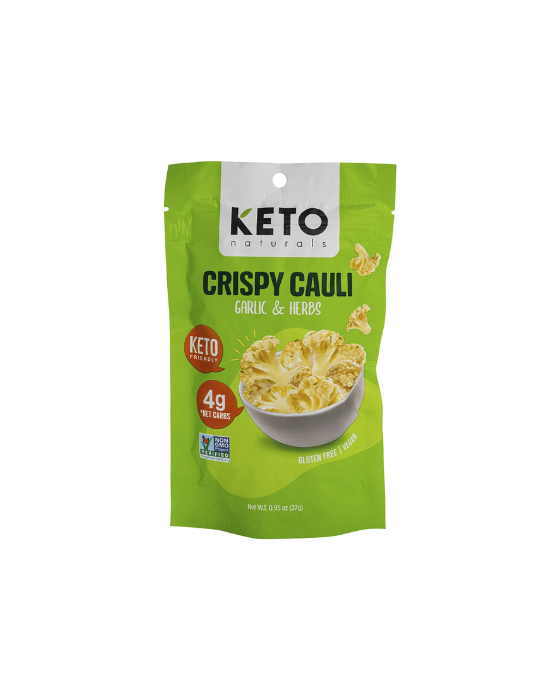
                  
                    KETO NATURALS Crispy Cauli Garlic & Herb Bites 27g
                  
                