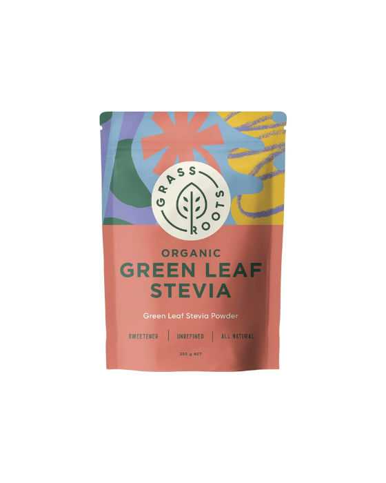 
                  
                    GRASS ROOTS Organic Green Leaf Stevia Powder 250g
                  
                