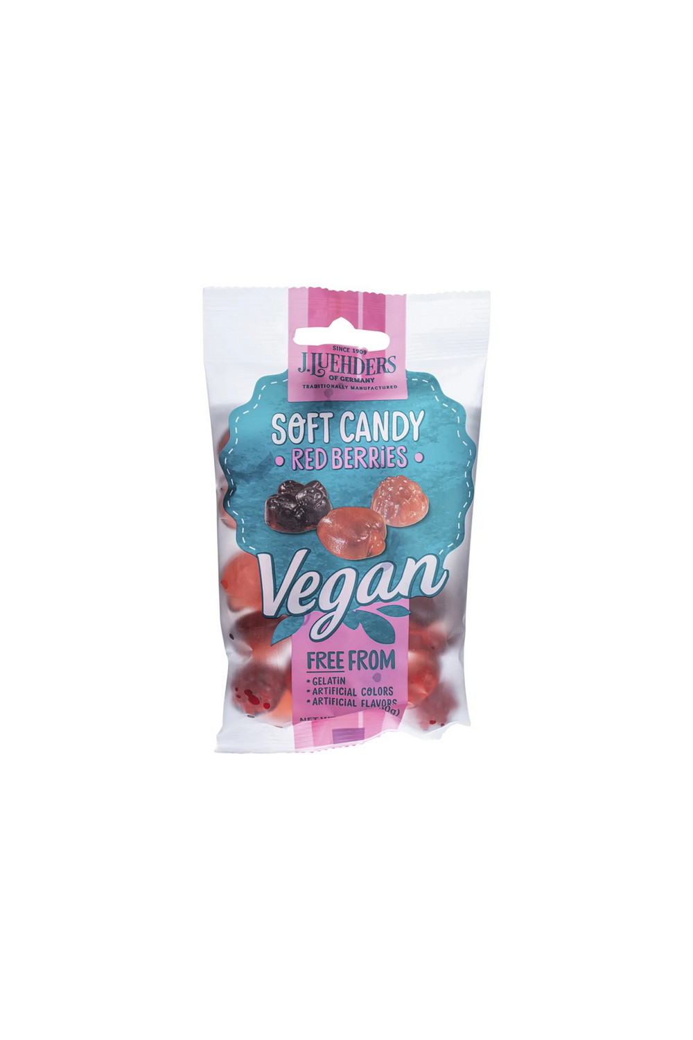Soft Vegan Candy Red Berries 80g