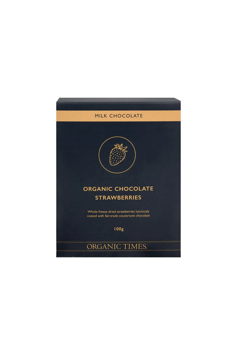 Organic Chocolate Strawberries 100g